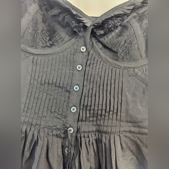 Venus Black Strappy Corset Tank - Picture 4 of 9